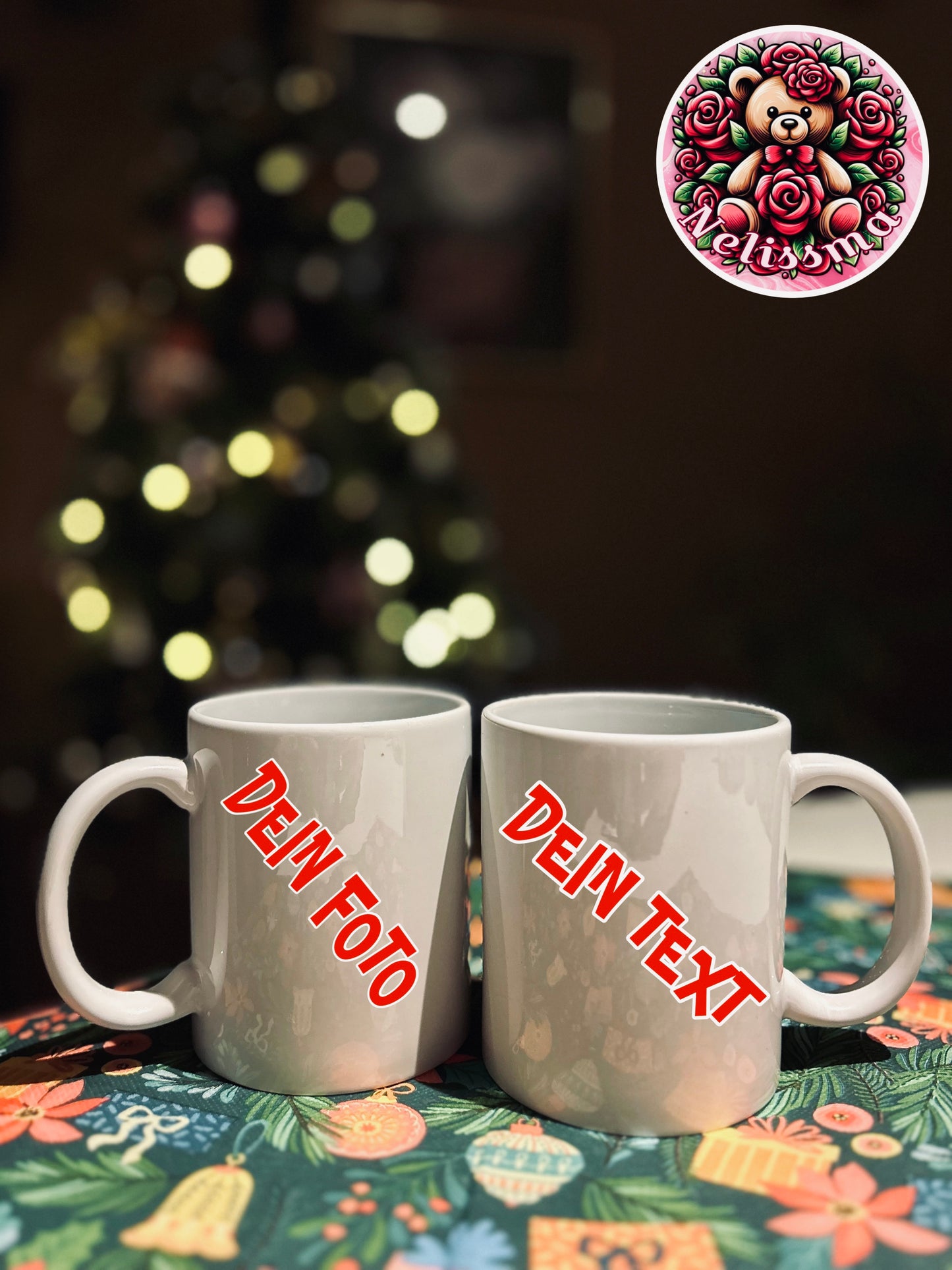 Dein Text/Dein Foto Tasse