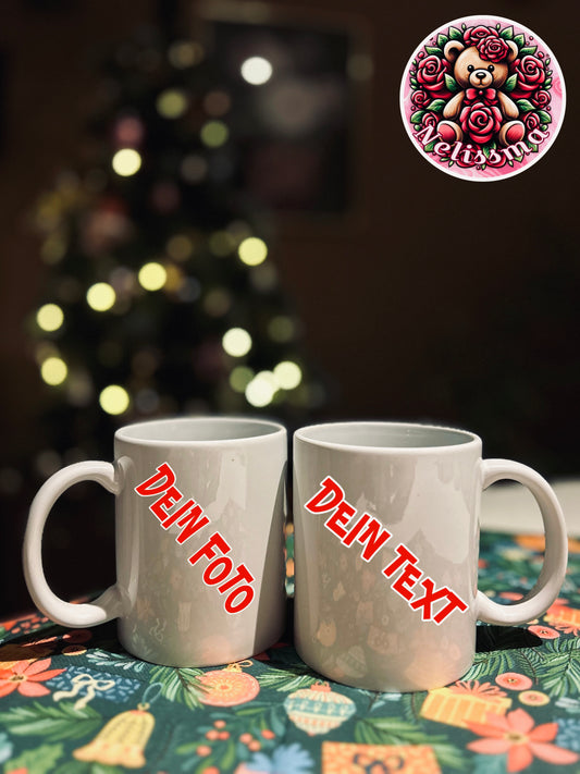 Dein Text/Dein Foto Tasse