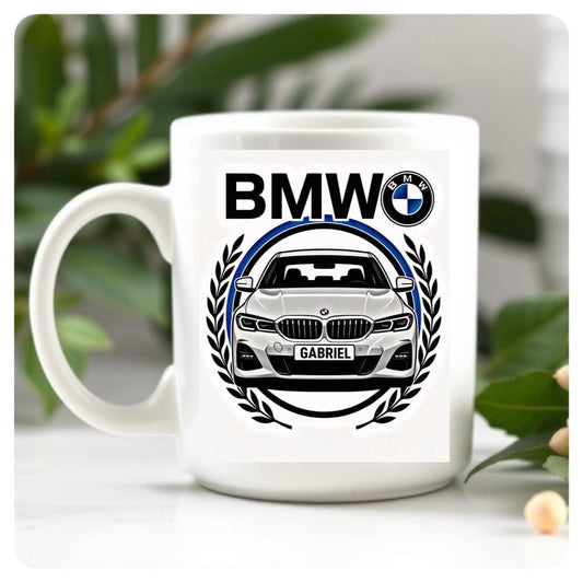 Tasse BMW mit wunschname